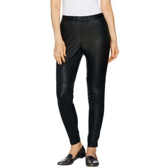 🌟H by Halston  Stretch Leather Leggings💕 - Picture 8 of 8